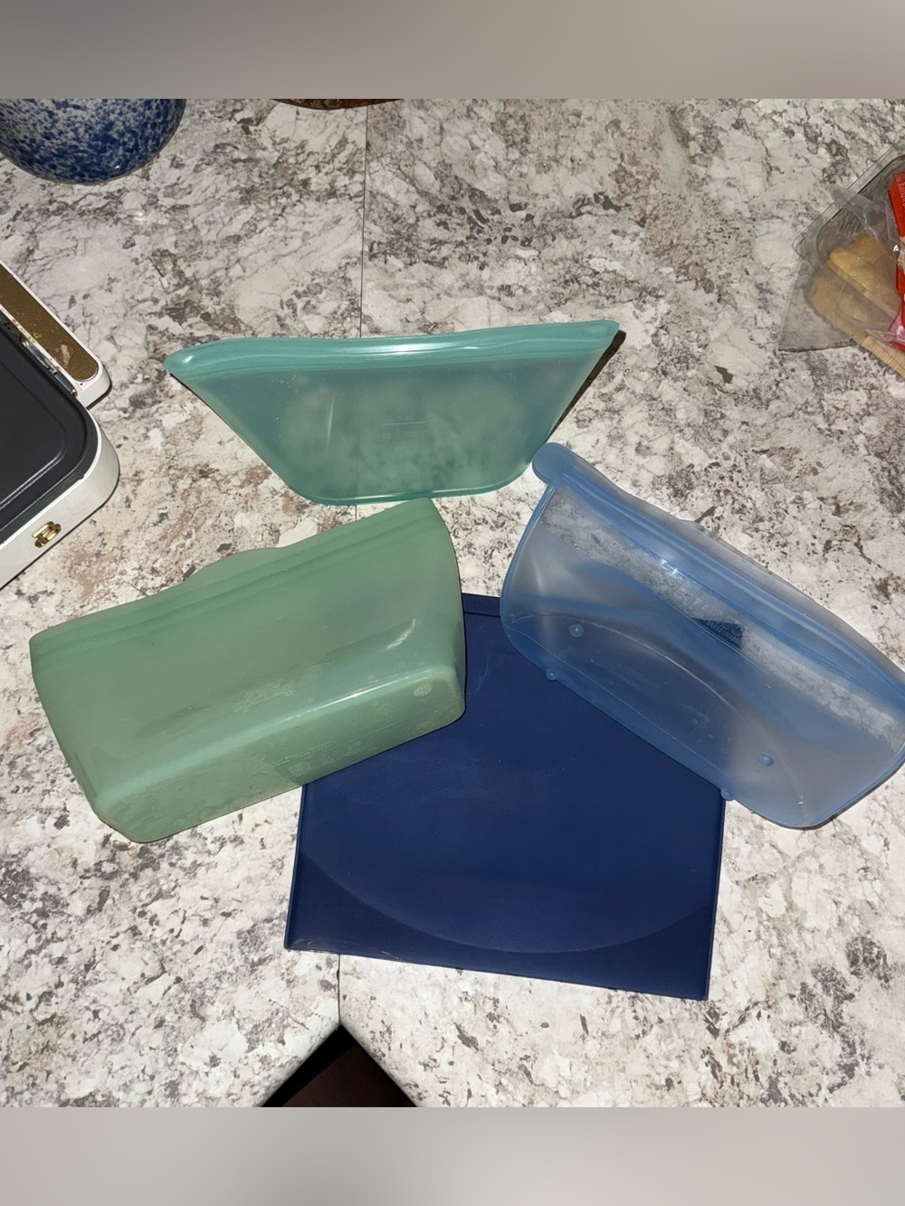 Reusable ziplock bags